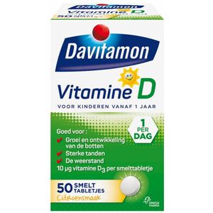 Davitamon - Vitamine D Kind - 4 x 50 Smelttabletten - Voordeelverpakking