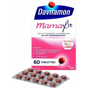 Davitamon - Compleet Mama Fit - Multivitaminen - 4 x 60 Tabletten - Voordeelverpakking