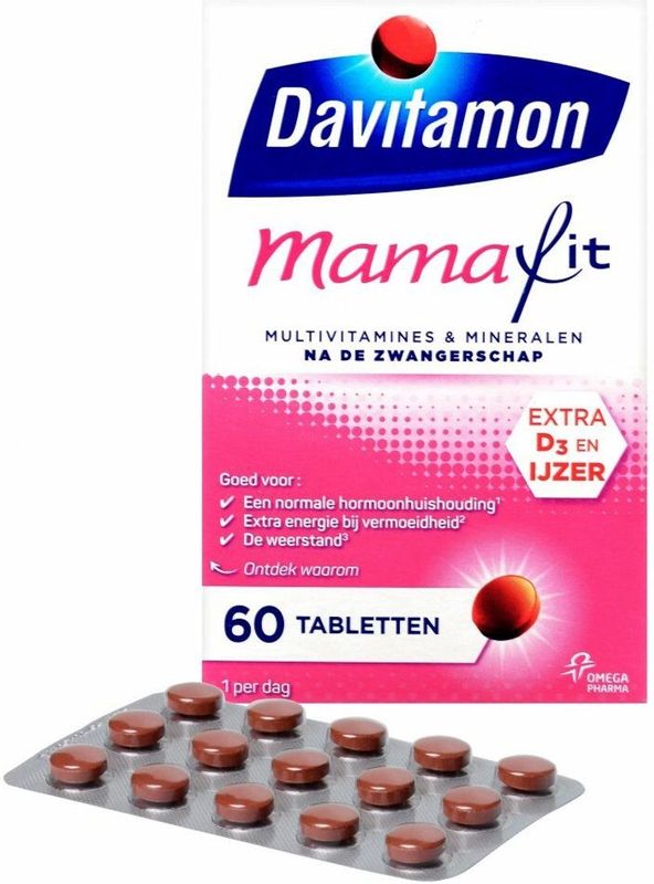 Davitamon - Compleet Mama Fit - Multivitaminen - 4 x 60 Tabletten - Voordeelverpakking