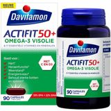 Davitamon - Actifit 50+ - Omega-3 Visolie - 4 x 90 Capsules - Voordeelverpakking