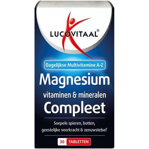 Lucovitaal - Magnesium Vitaminen en Mineralen Compleet - 30 Tabletten