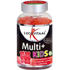 Lucovitaal - Vitamine Gummies Multi+ Kids - Aardbeiensmaak - 60 Gummies