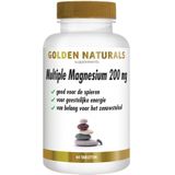 Golden Naturals - Multiple Magnesium - 200mg - 60 Tabletten - Multivitaminen
