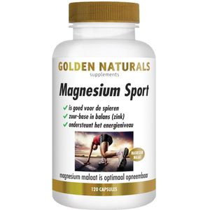 Golden Naturals - Magnesium Sport - 120 Vegacapsules