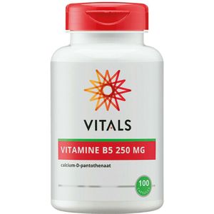 Vitals - Vitamine B5 - 250 mg - 100 Capsules