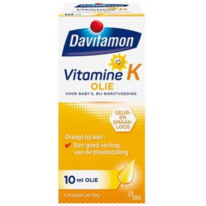 Davitamon - Vitamine K Olie - 10 ml - Voor Baby's - Bij Borstvoeding