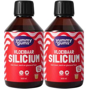 Yummygums - Silicium Vloeibaar - 500 ml - Ondersteunt Haar Huid en Nagels