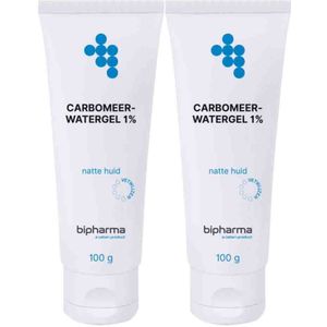 Bipharma - Carbomeerwatergel 1% - 100 gr - Vetvrije Gel - Voor Geprikkelde Huid
