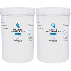 Bipharma - Paraffine Vaselinezalf 50% - 500 gr - Rijk Voedende Zalf
