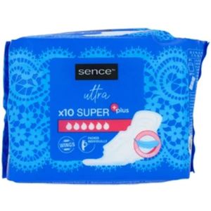Sence - Maandverband Super Plus - 10 Stuks - Hoog Absorberend