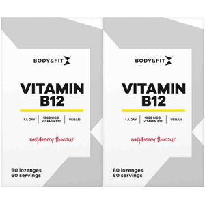 Body & Fit - Vitamine B12 - Raspberry - 60 Zuigtabletten