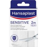 Hansaplast - Sensitive - Wondverband op Rol - 2 meter - Hypoallergeen