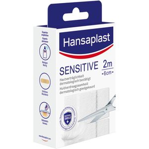 Hansaplast - Sensitive - Wondverband op Rol - 2 meter - Hypoallergeen