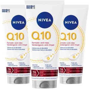 NIVEA - Q10 - Anti-rimpel Crème - 200ml - Voor Hals & Decolleté