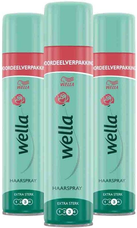 Wella - Haarspray Extra Strong - 3 x 400 ml - Voordeelverpakking