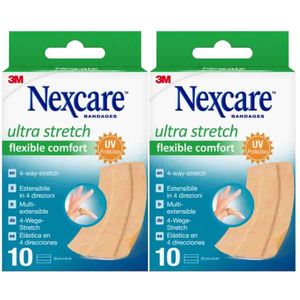 Nexcare - Ultra Stretch Comfort - Pleisters - 10 x 6 cm - 10 Stuks