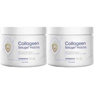 Vitakruid - Collageen SunMatcha Solugel Poeder - 150 gr