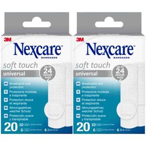 Nexcare - Soft Touch Universal - Pleisters - 20 Stuks