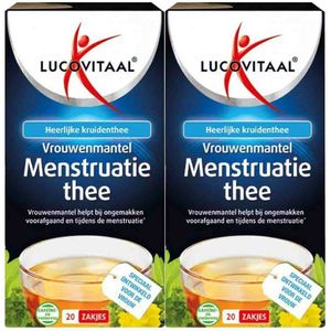 Lucovitaal - Vrouwenmantel Menstruatie Thee - Vegan - 20 Stuks