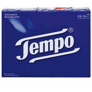 Tempo - Original - Zakdoekjes - 30 Stuks - 4-laags - Extra Sterk en Zacht