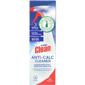 At Home - Anti-Calc Cleaner - Navulling - 3 x 15 gram