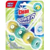 At Home - Toiletblok Power Rings - Fresh Citrus - 40 gr - 6x