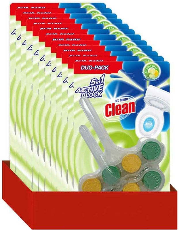 At Home - Toiletblok - Citrus - 2 Stuks - 2 x 45 gr