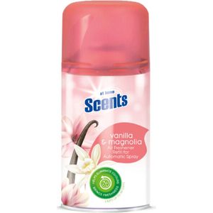 At Home Automatische Spray Navulling Vanille en Magnolia - 3 x 250 ml - Voordeelverpakking