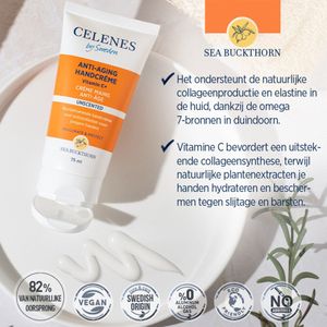 Celenes - Duindoorn Handcrème - Anti-Aging - 3 x 75 ml - Voordeelverpakking