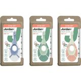 Jordan - Green Clean Step 1 - Tandenborstel - Voordeelverpakking - Baby (0-2 jaar) - 3 x