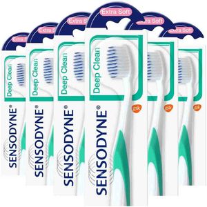 Sensodyne - Deep Clean Extra Soft - Tandenborstel - Voordeelverpakking - 6 stuks