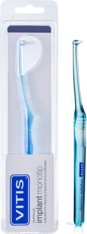 Vitis - Monotip - Tandenborstel - Voordeelverpakking - 3 x