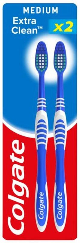 Colgate - Tandenborstel Extra Clean Medium - Voordeelverpakking - 6 x 2 stuks
