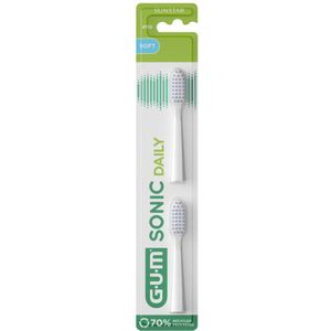 GUM - ActiVital - Opzetborstel - Wit - 2 Stuks