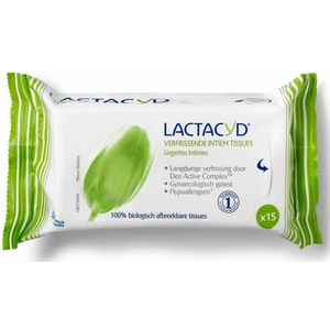 Lactacyd - Tissues Verfrissend - 15 Stuks - Intiemverzorging
