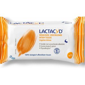 Lactacyd - Tissues Verzorgend - 15 Stuks - Intiemverzorging