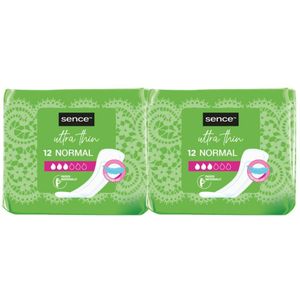 Sence - Maandverband Normaal Zonder Vleugels - 12 Stuks - Zacht en Absorberend