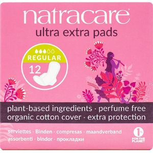 Natracare - Maandverband Ultra Extra Normaal - 12 Stuks