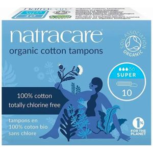 Natracare - Tampons - Katoen Super - 10 Stuks - Biologisch