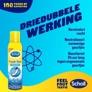 Scholl - Schoenendeodorant Spray - 3 x 150 ml - Voordeelverpakking