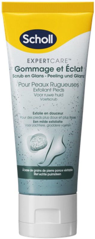 Scholl - Polish & Glow - Scrubcrème - 75 ml - Voetencrème