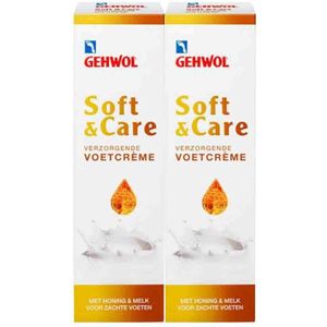 Gehwol - Zachte Voeten Creme - 2x 75 ml - Verzorgende Voetcrème