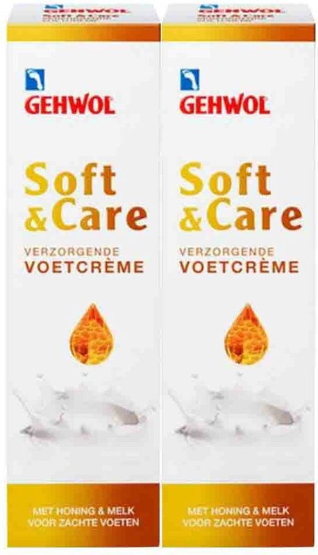 Gehwol - Zachte Voeten Creme - 2x 75 ml - Verzorgende Voetcrème