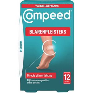 Compeed - Blarenpleister Medium Hiel - 12 Stuks