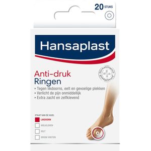 Hansaplast - Anti-drukringen - 20 Stuks - Voor Likdoorns