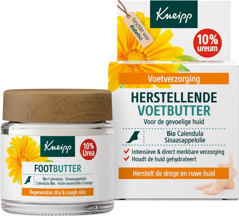 Kneipp - Voetbutter - Calendula - 3 x 100 ml - Voordeelverpakking