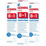 Gehwol - Voetcrème 8 in 1 - 75 ml - 3x Verpakking