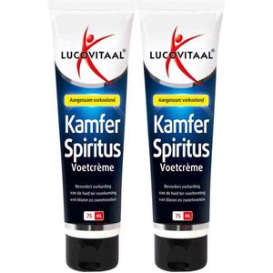 Lucovitaal - Voetcrème - Kamfer Spiritus - 75 ml - 2x