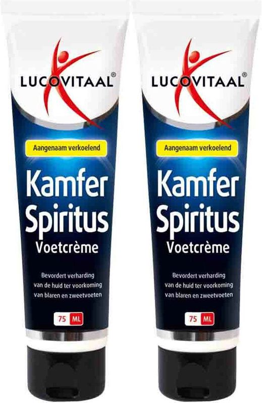 Lucovitaal - Voetcrème - Kamfer Spiritus - 75 ml - 2x