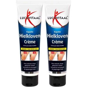 Lucovitaal - Hielkloven Crème - 75 ml - 2x - Intensief Vochtinbrengend